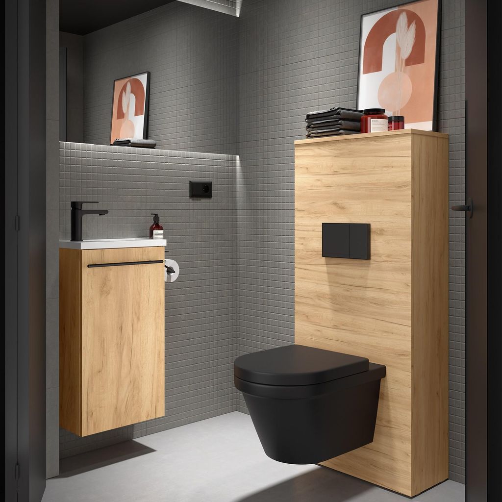 UNIT WC EICHE AFRIKA Spülkastenabdeckung Produktbild 