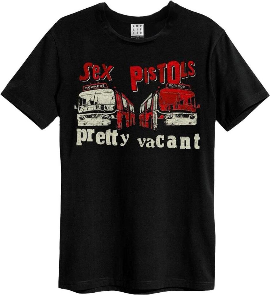 Amplified - "Pretty Vacant" T-Shirt für Herren/Damen Uni GD3772 (XS) (Schwarz)