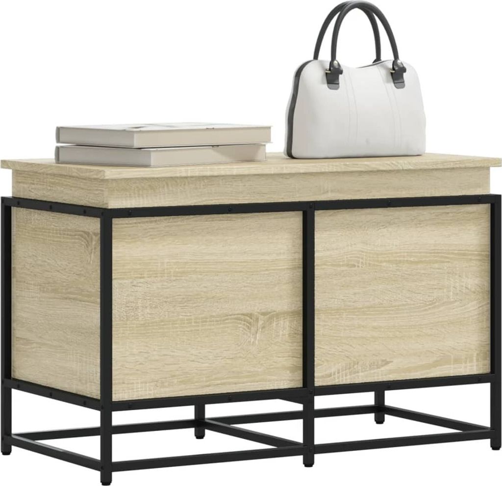 (Robust Möbel)Aufbewahrungsbox - modernes Design - Kleiderschrank Organizer - mit Deckel Sonoma 80x40x51,5cm Holzwerkstoff Promotion583308 - A...