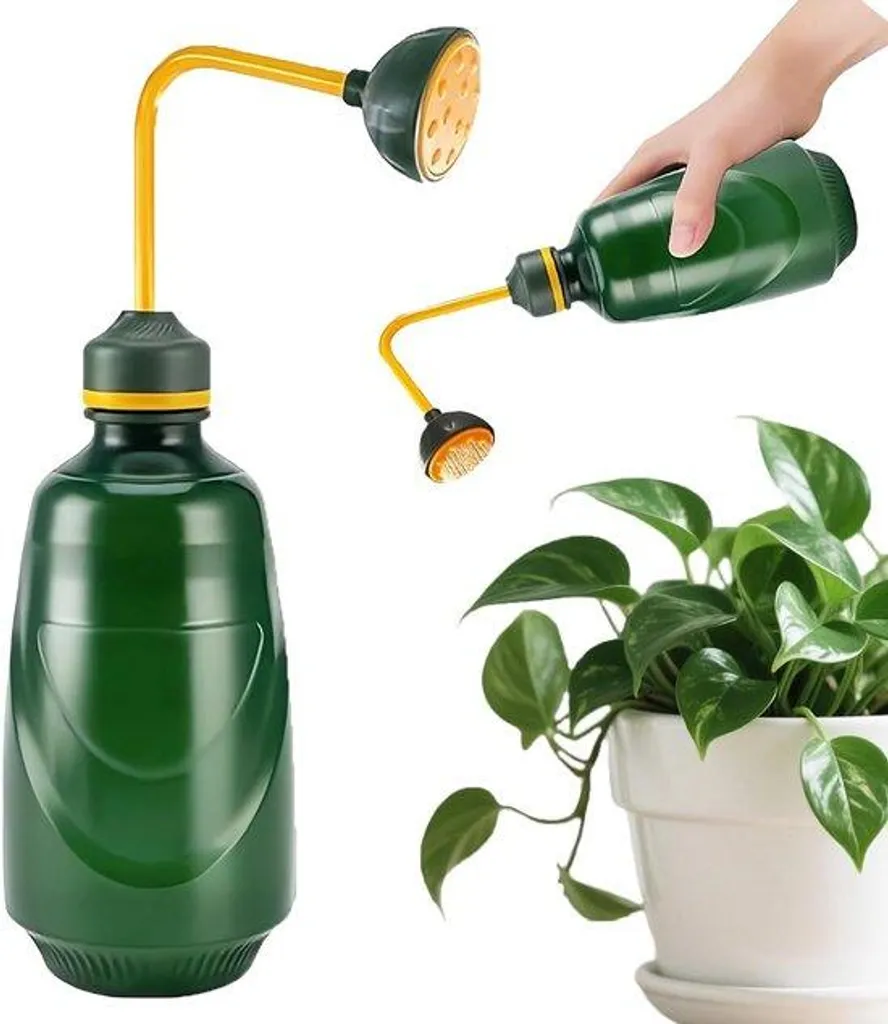 Système d'arrosage pour fleurs anti-érosion - Douche douce 450ml Vert
