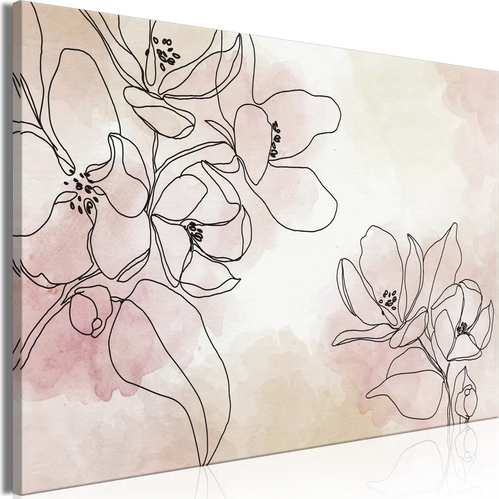 Quadro Decorativo Fiori Italiani - Tela Benessere Composizione Pacifica