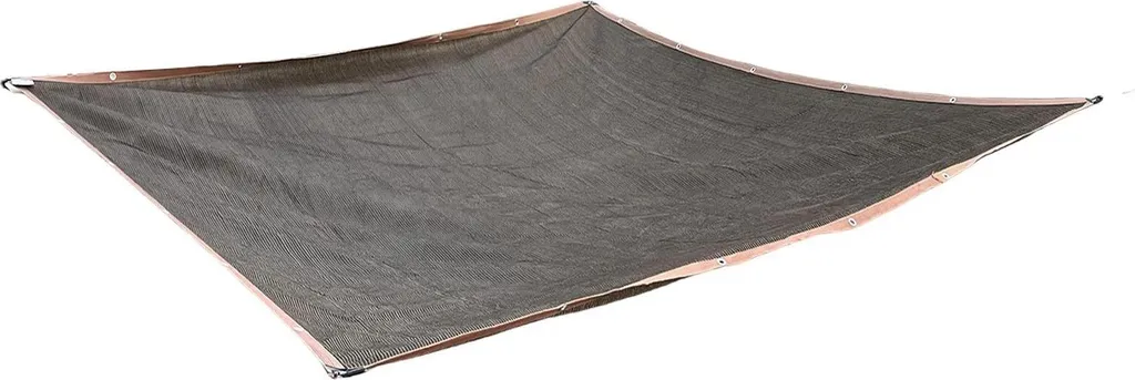 Voile d'ombrage en PEHD haute densité 3x4m respirant coloris café brun