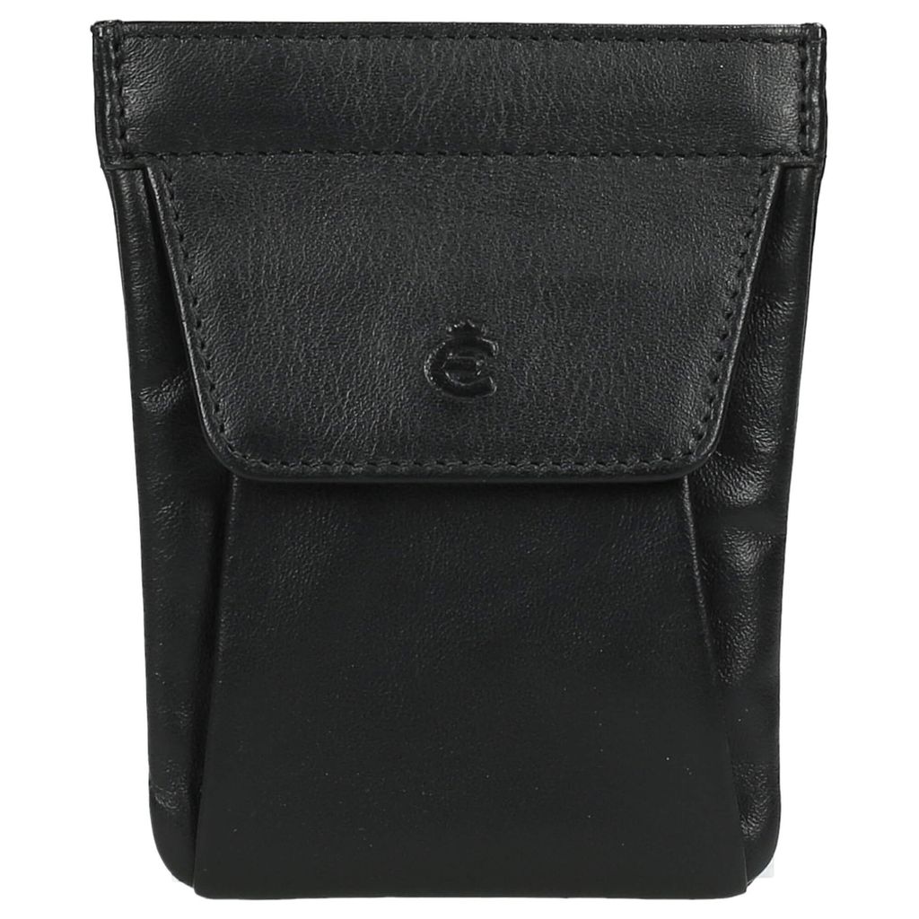 Esquire Leder Schlüsselmäppchen Logo Quick Key Case Black Produktbild 
