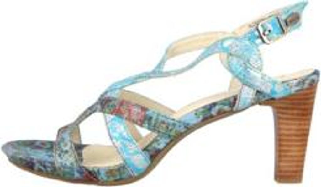 Laura Vita Sandalen in Übergrößen Mehrfarbig Alcbaneo 01 Turquoise große Damenschuhe