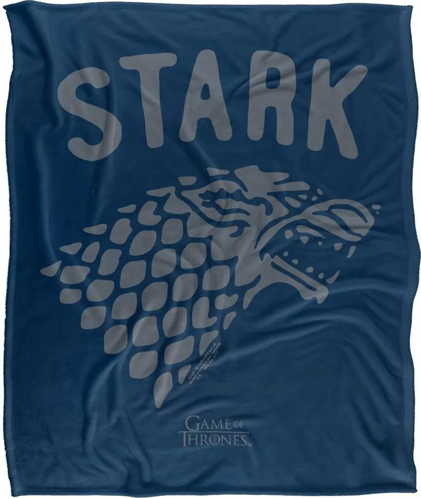 Couverture Stark Game Of Thrones TV18855 : Restez au Chaud avec Style