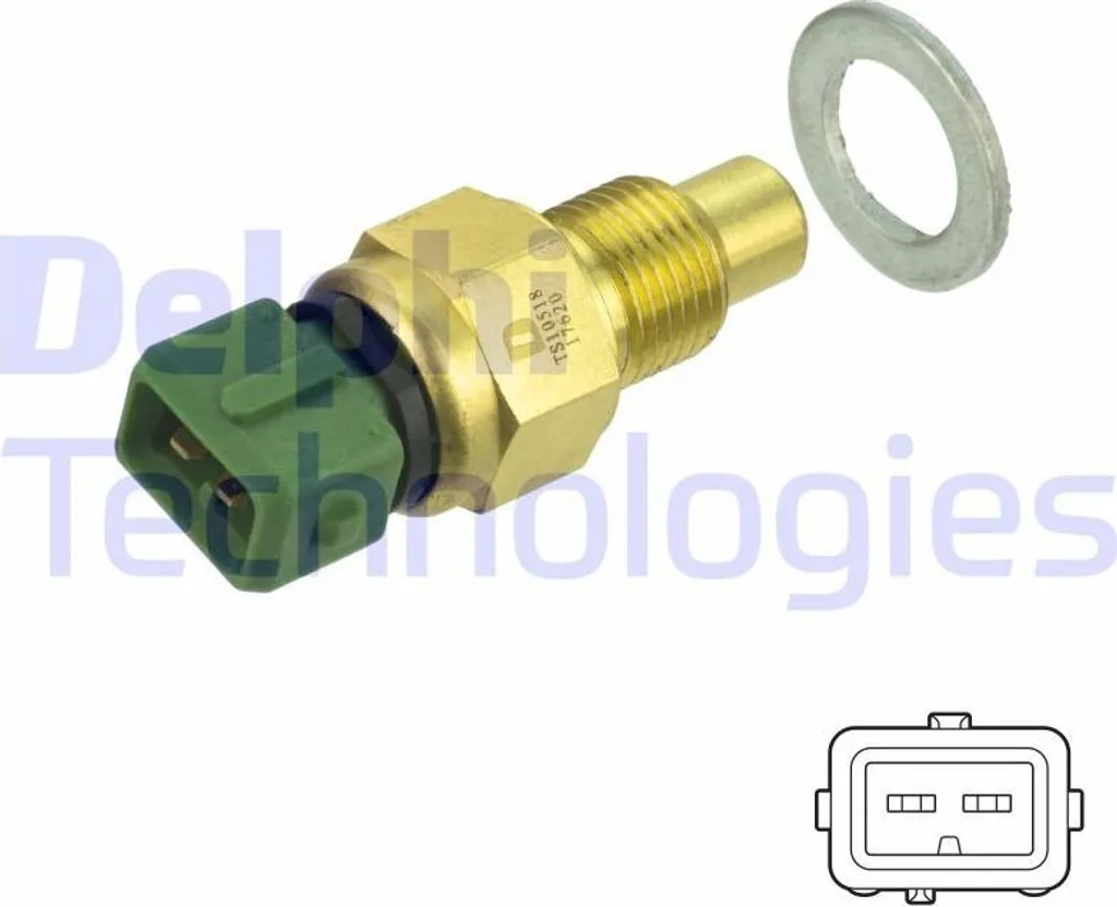 Delphi TS10518 Sensore Temperatura Liquido OE 133885 Peugeot Citroen