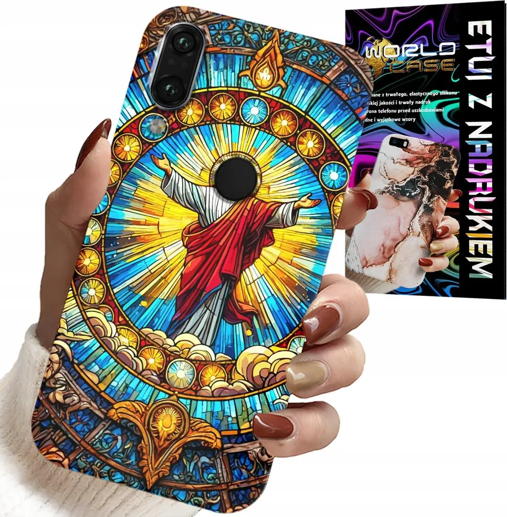 Custodia Xiaomi Note 7 Gesù Cristo: Fede e Protezione in Vetro 9H