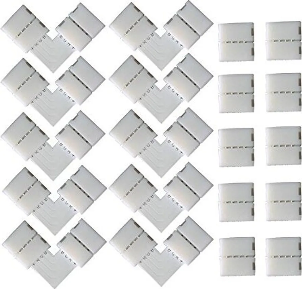 Connettore LED Smart RGB 4 Pin - Kit Espansione 5050 10mm 20 Pz