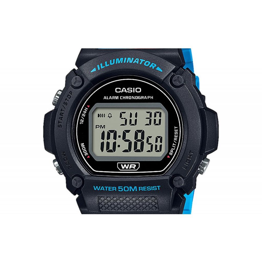 Casio Digitaluhr W-219H-2A2VEF Casio Armbanduhr digital