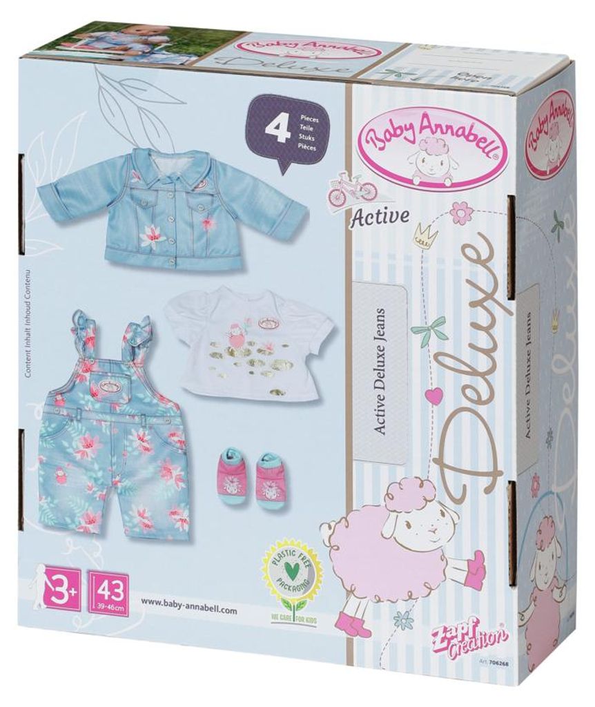 Baby Annabell Deluxe Denim Dress, 43 cm Zdjęcie produktu 