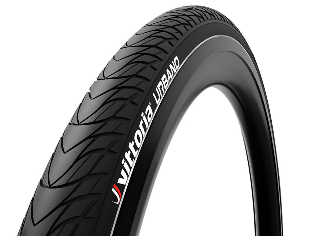 Vittoria Urbano 700x28C, Schwarz, Draht, Reflektor
