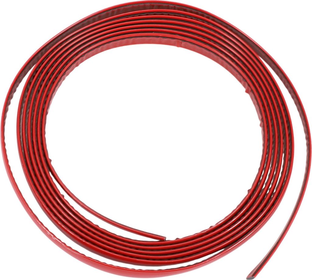 Fensterleisten-Set Externe Auto Stoßstange Tür Karoserie Selbstklebender Kratzfester Dekorativer Aufkleber Rot 1 Stück 4/9" 12mm Breite 10Ft 300...
