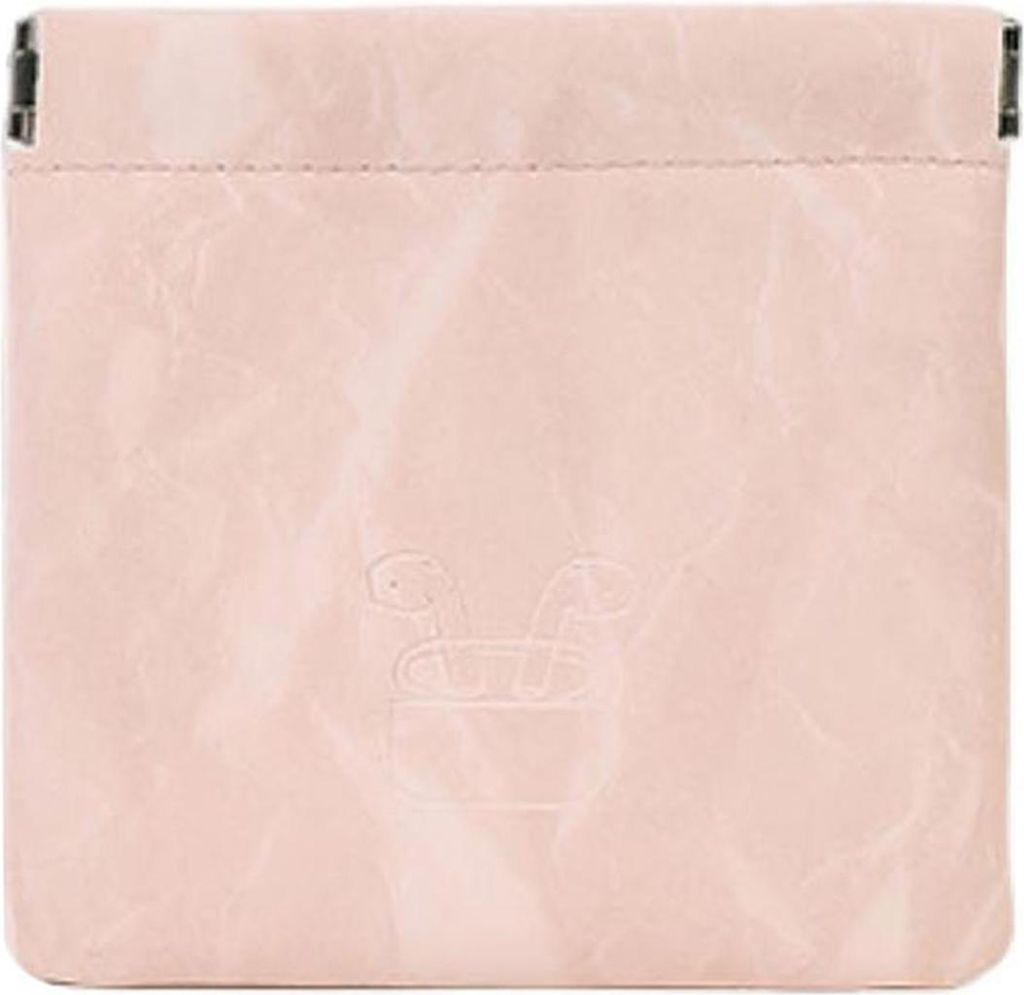 Kosmetiktasche, tragbare Aufbewahrungstasche für Kopfhörer und Datenkabel, Münzbörse, kein Reißverschluss, selbstschließende Mini-Make-up-Tas...