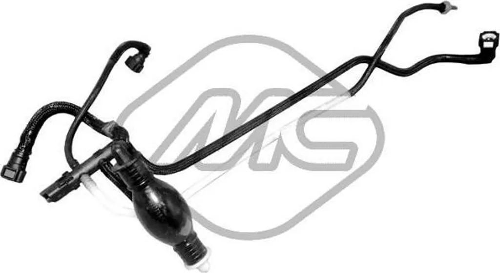 Tuyau de Retour Carburant 1574S8 Metalcaucho pour Moteur Ford et PSA