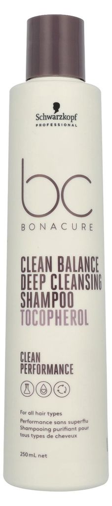 Schwarzkopf BC Clean Balance Deep Cleansing Shampoo 250 ml Produktbild 