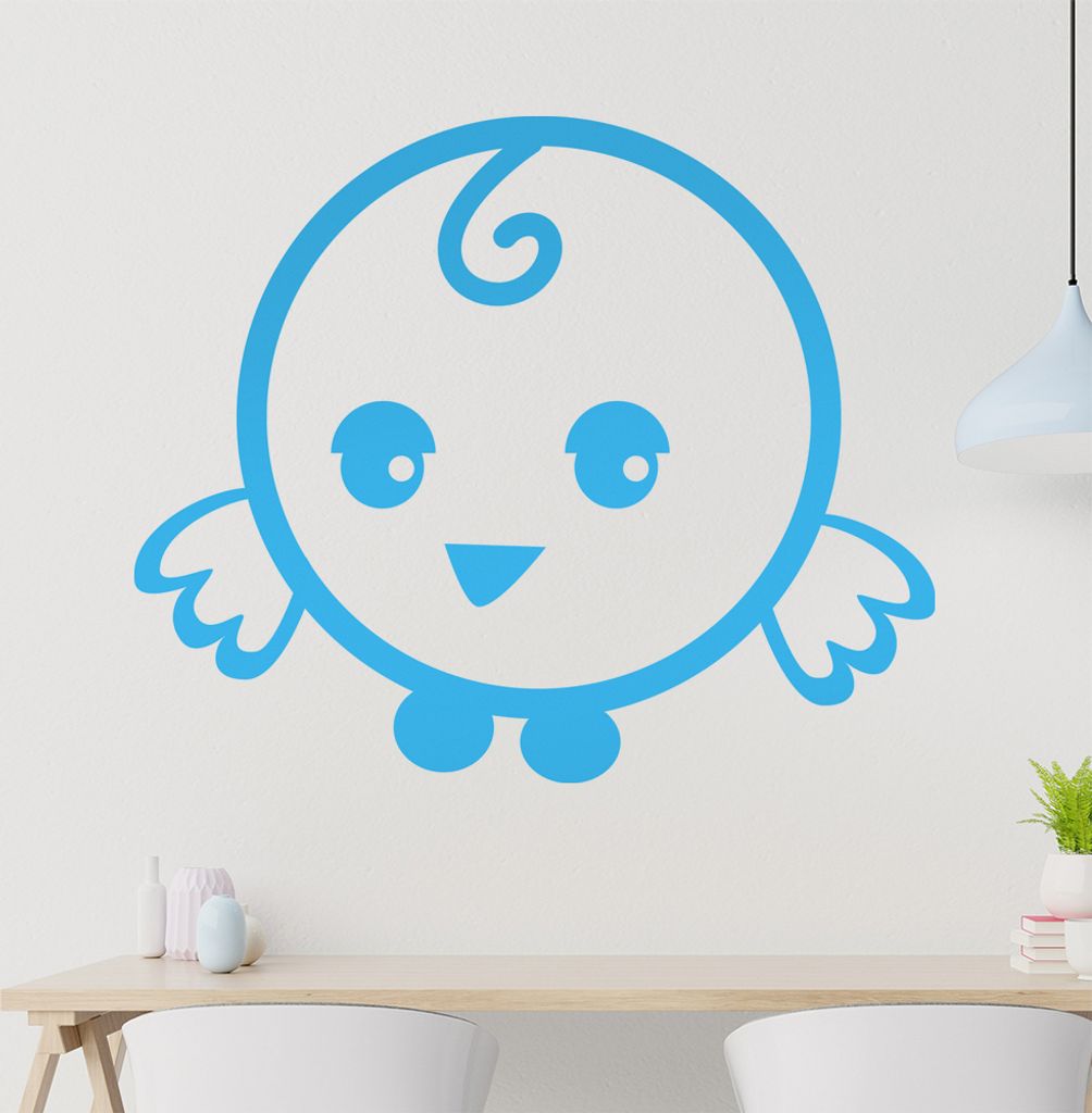 Kücken Wandtattoo in 6 Größen - Wandaufkleber Wall Sticker - Dekoration, Küche, Wohnzimmer, Schlafzimmer, Badezimmer