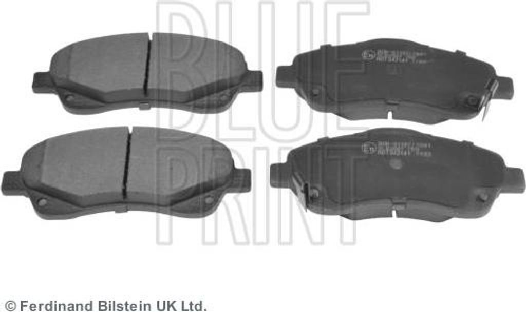 BLUE PRINT ADT342141 Bremsbelagsatz, Scheibenbremse OE 04465YZZEB kompatibel mit Avensis, Corolla