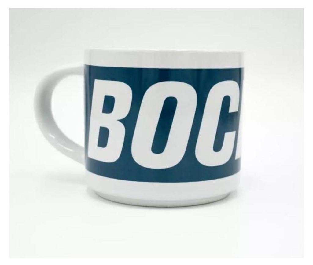 VfL Bochum Tasse aus Keramik, ca. 0,4 l, 13 cm lang, 10 cm breit, 10 cm hoch