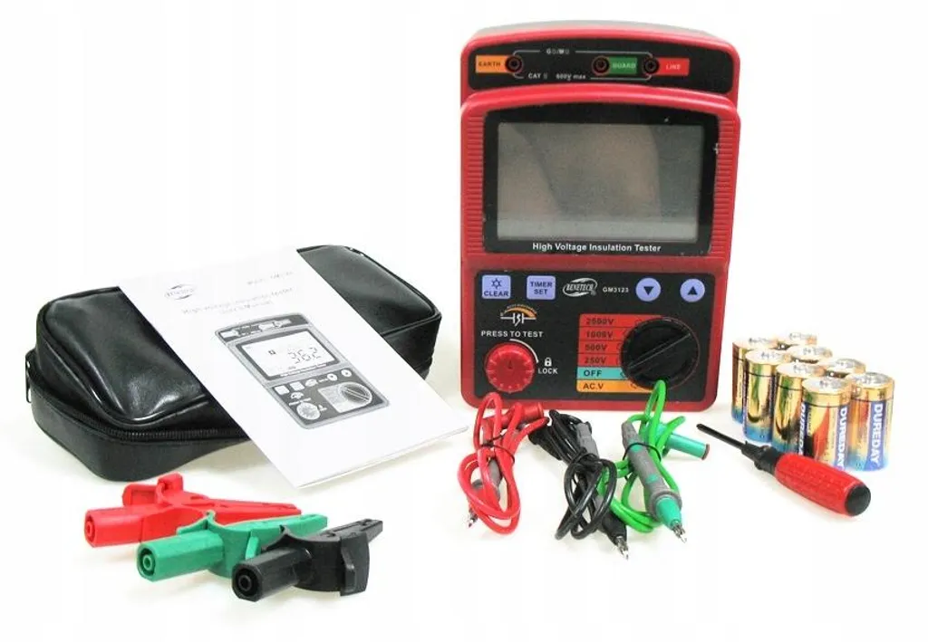 Testeur d'isolement GM3123 pour maintenance électrique 600V - 2