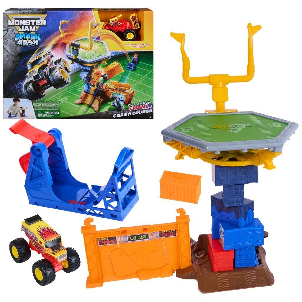 Monster Jam MNJ VHP 1:64 SmshNBash FetrePlayset GML, Productafbeelding 