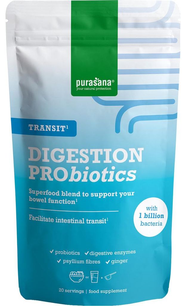 Purasana Digestion Pro Transit (140 gr) Productafbeelding 