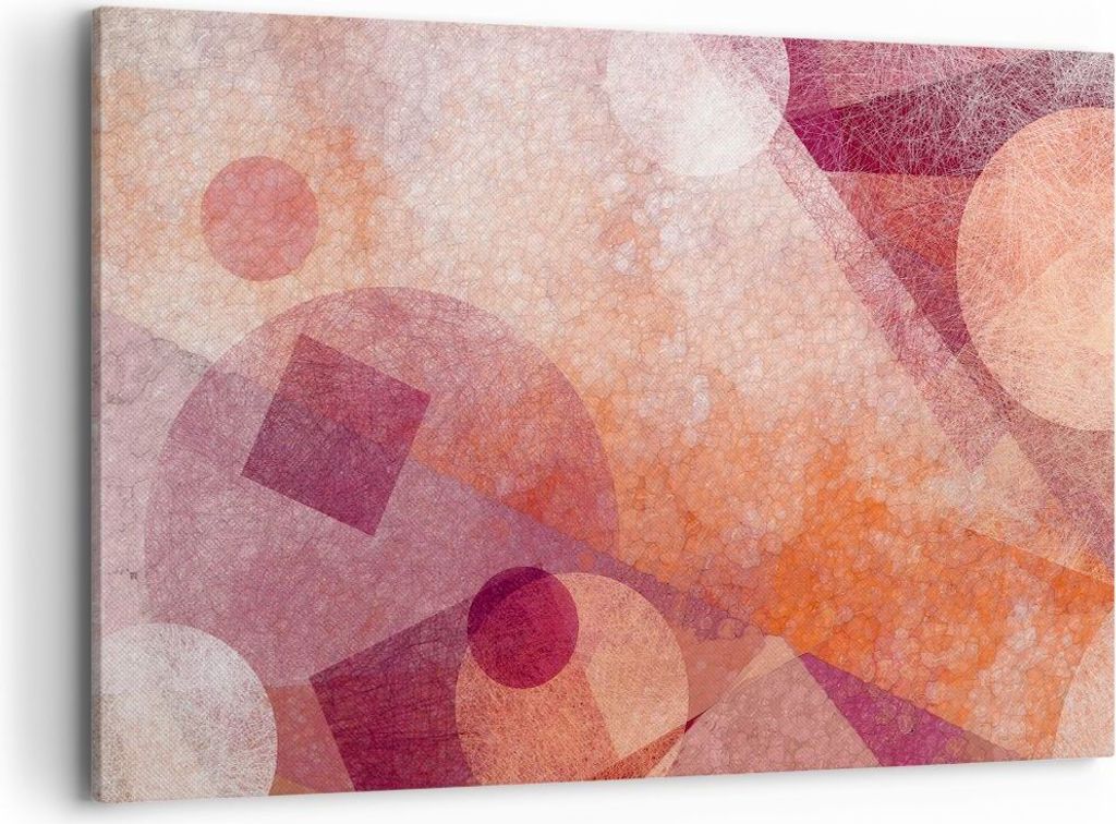 Bild auf Leinwand - Leinwandbild - Abstraktion modern - 120x80cm - Wand Bild - Wanddeko - Leinwanddruck - Bilder - Kunstdruck - Wanddekoration - Le...