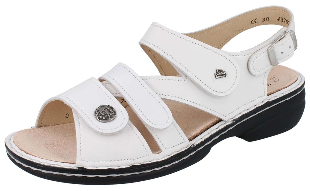 FINN COMFORT Gomera Damen Sandale weiss Nappaleder - Größe: Produktbild 