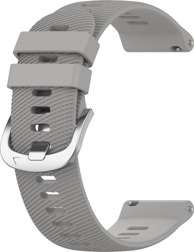 INF Silikon-Uhrenarmband für Garmin D2 Air X10 (43 mm), Garmin Bounce, Garmin Active5 Grau