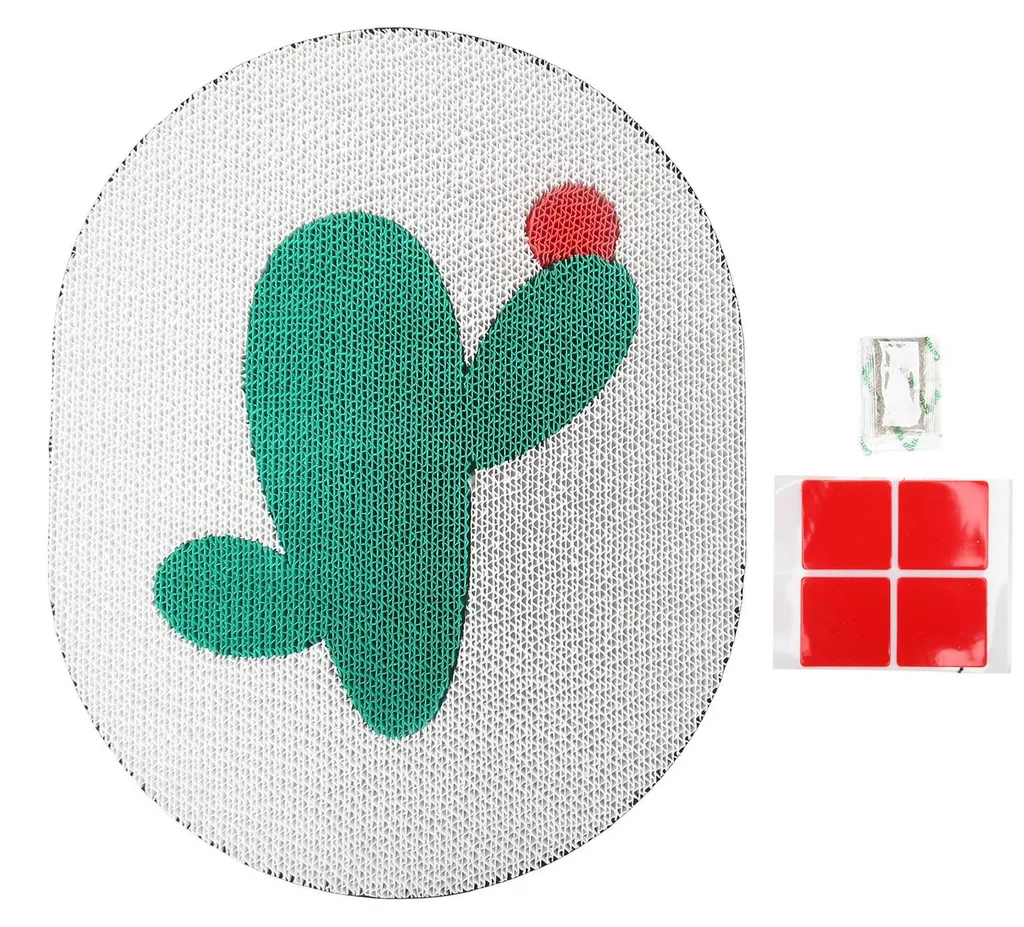 Arbre à chat griffoir vertical motif cactus design original intérieur