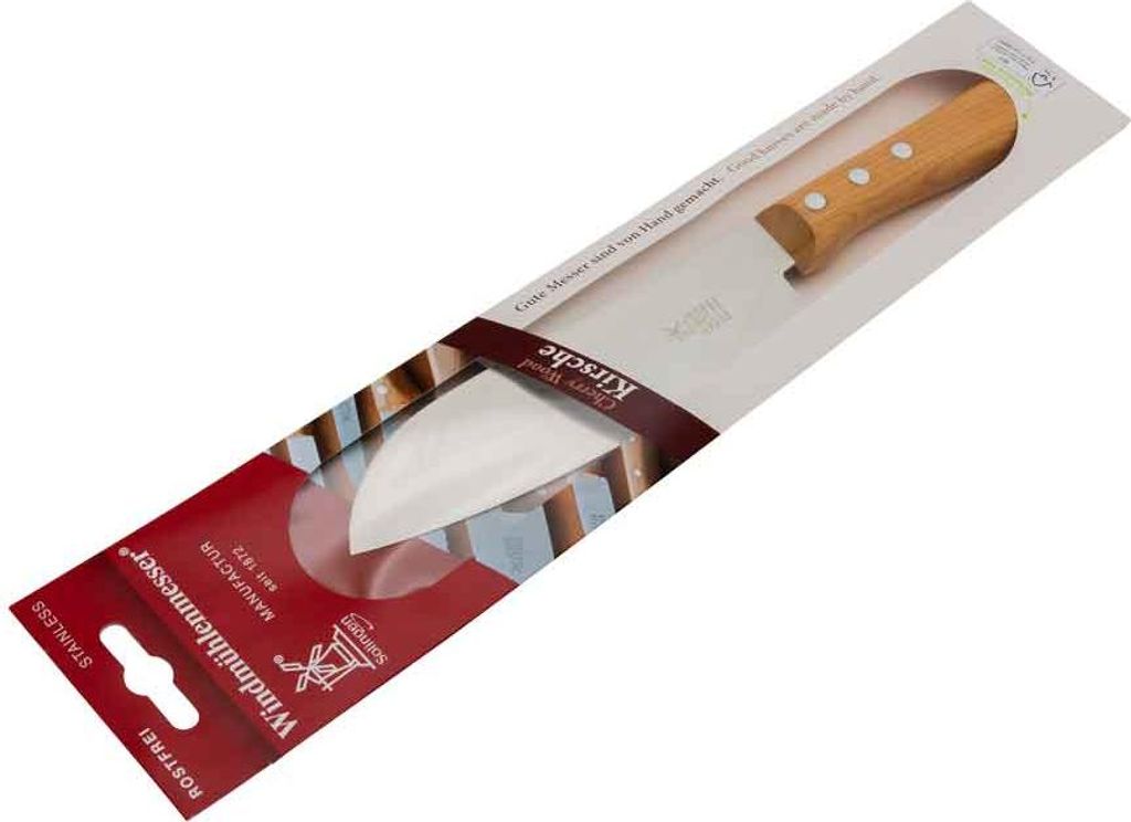 Víceúčelový nůž Herder „Santoku“, nerezový, modře broušený, Obrázek produktu 