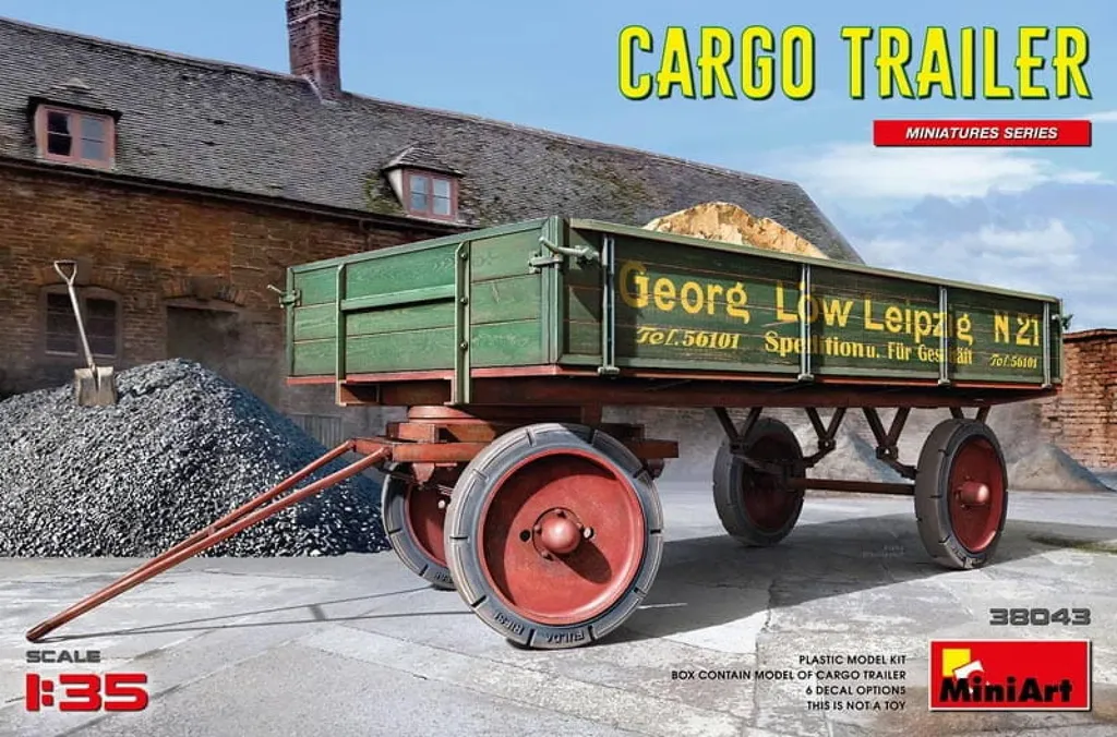 Remorque de transport militaire allemande Maquette MiniArt pour Diorama