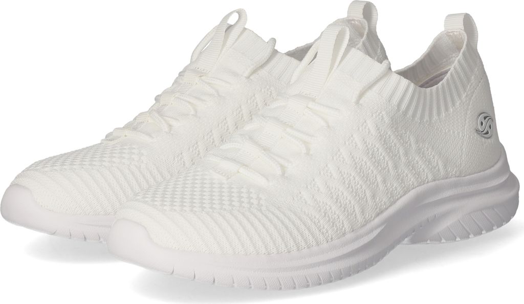 Dockers Low Sneaker Damen Sneaker Textil Weiß Größe: 40 Produktbild 