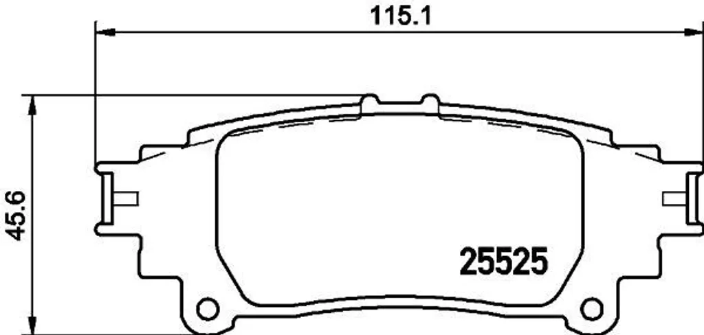 Plaquettes de frein silencieuses HELLA pour Lexus GS, stoppe les bruits