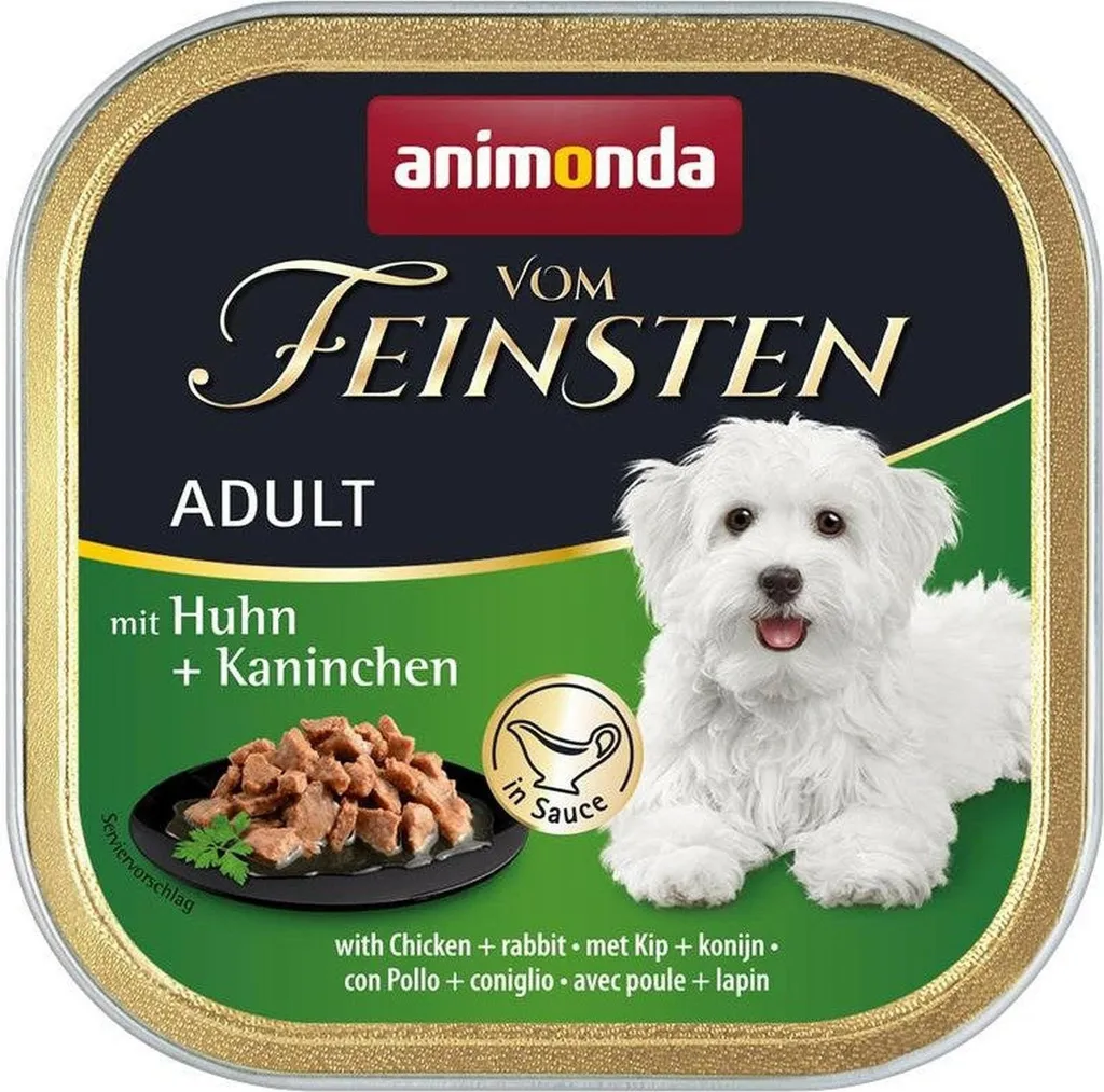 Animonda Vom Feinsten Adult Poulet et Lapin en Sauce 22 x 150g