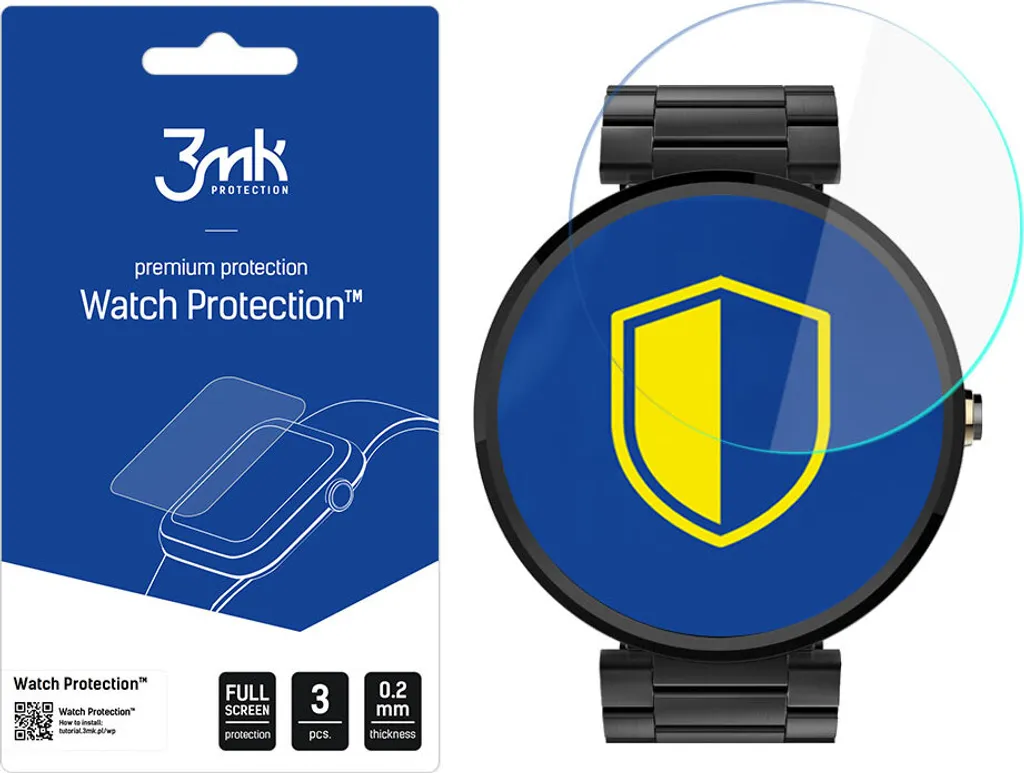 3mk FlexibleGlass Motorola Moto 360: Protezione Schermo 7H 0.3mm