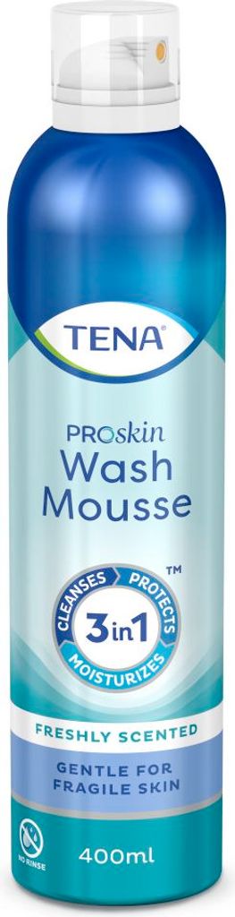 Waschschaum für die Reinigung und Befeuchtung empfindlicher Haut - TENA Wash Mousse