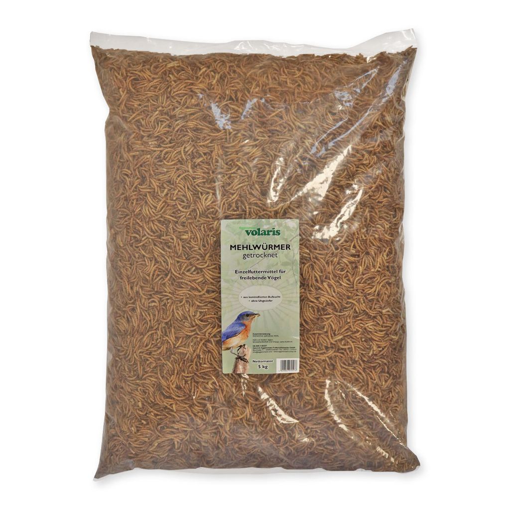 volaris - Mehlwürmer getrocknet 5 KG