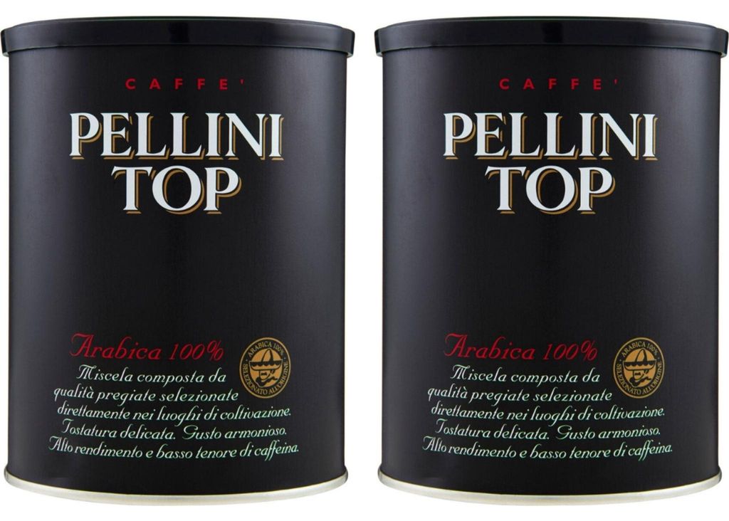 Café moulu en boîte Arabica Espresso 2 x 250 g - Pellini Image du produit 