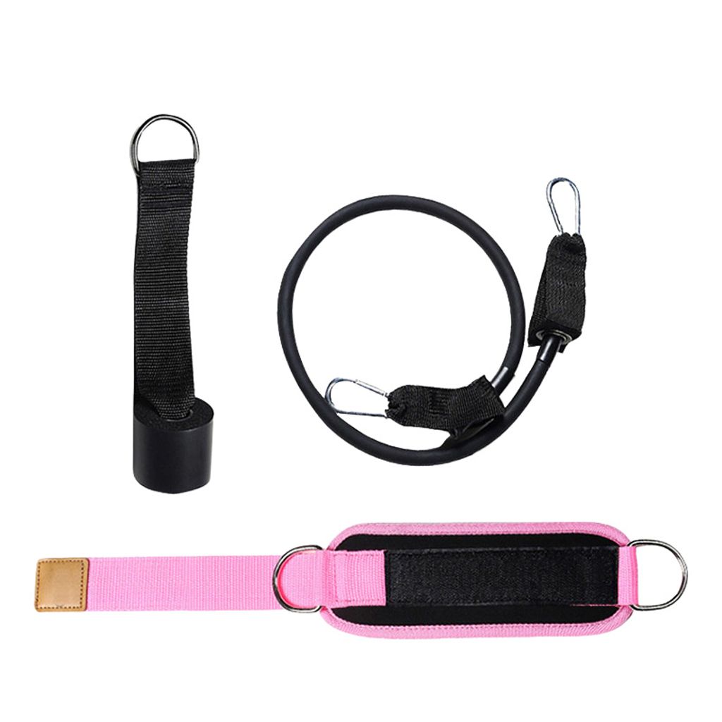 3-teiliges Set Gym-Knöchelriemen, Snapback-Knöchelriemen, Workout-Knöchelriemen für Seilzugmaschinen, Fitness-Knöchelriemen und anderes Zubeh...