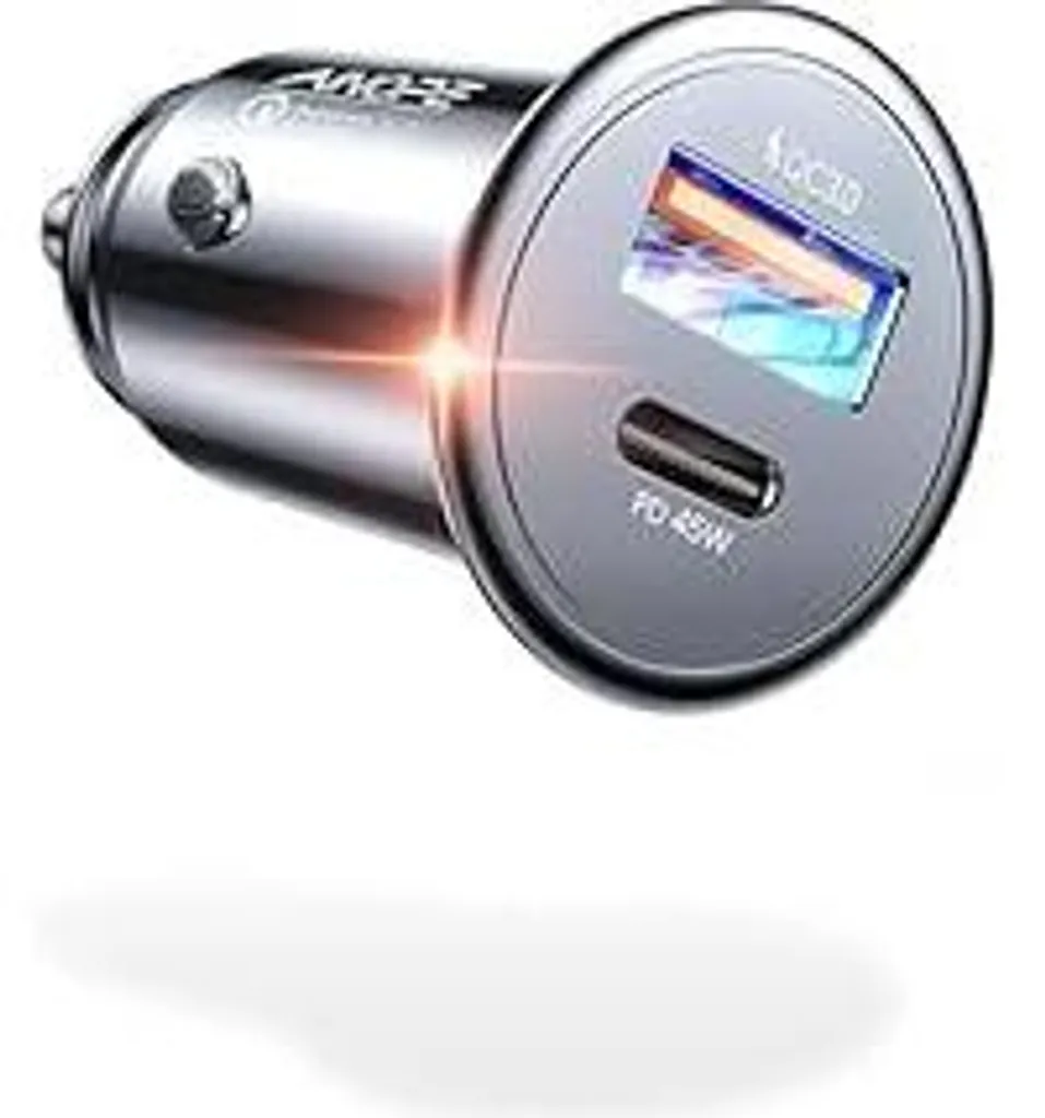 Caricatore Auto AINOPE 67.5W Metallo - Stile Invisibile per iPhone 17 Pro Max