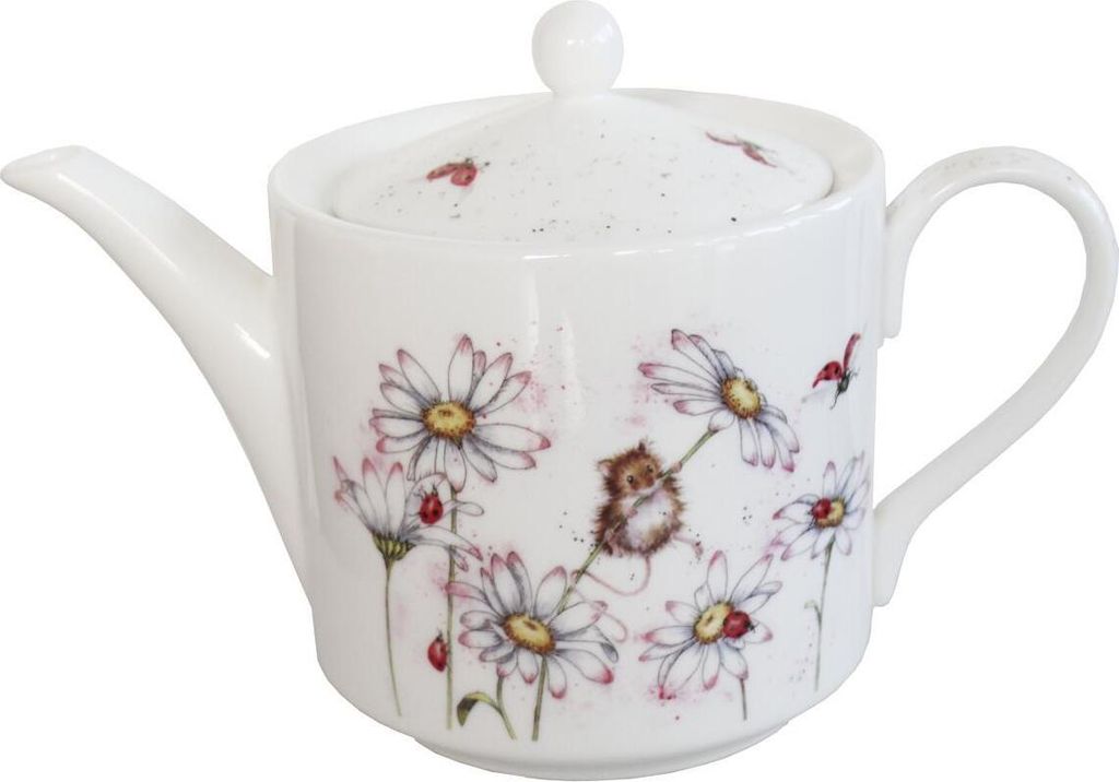 Wrendale Designs Porzellan Teekanne Sommerwiese | ca. 1,13 L