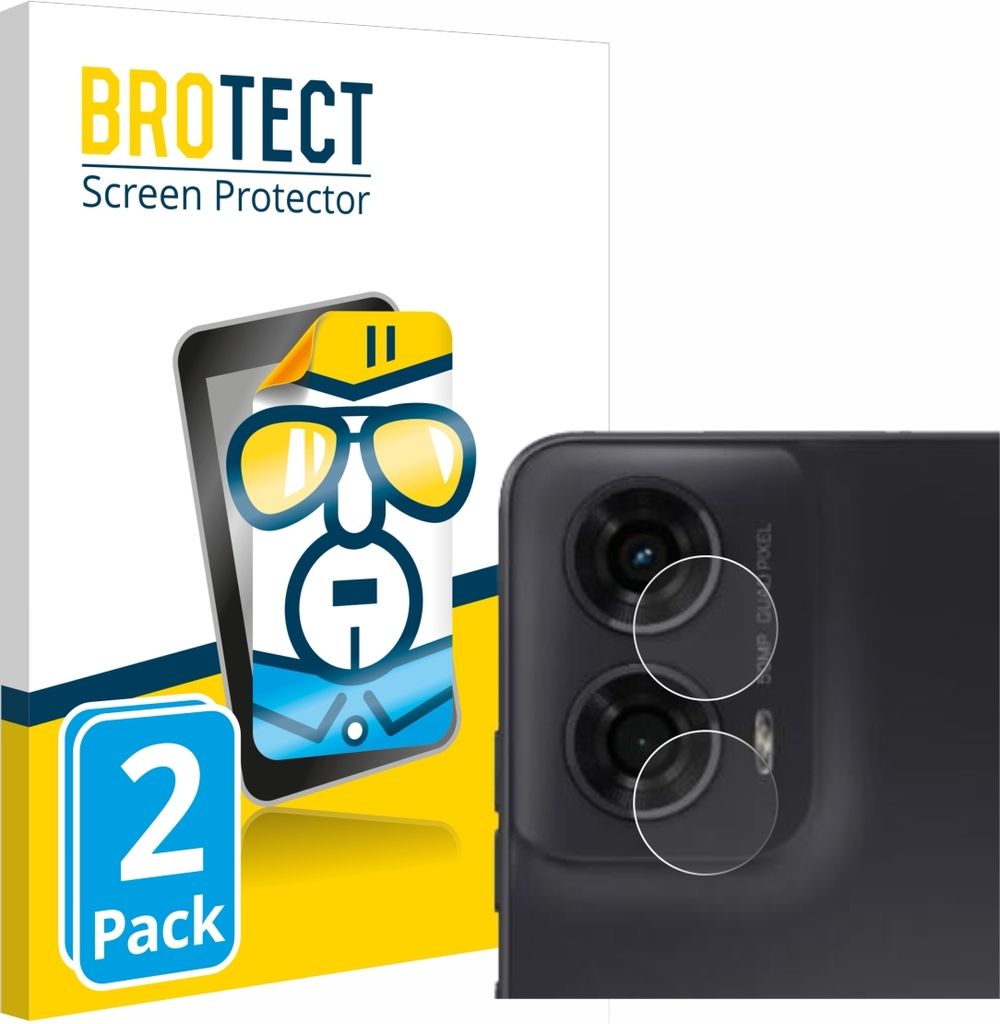 2x Für Motorola Moto G24 Power (NUR Kameraschutz) Schutzfolie BROTECT Displayschutz Display Schutz Folie Klar Transparent