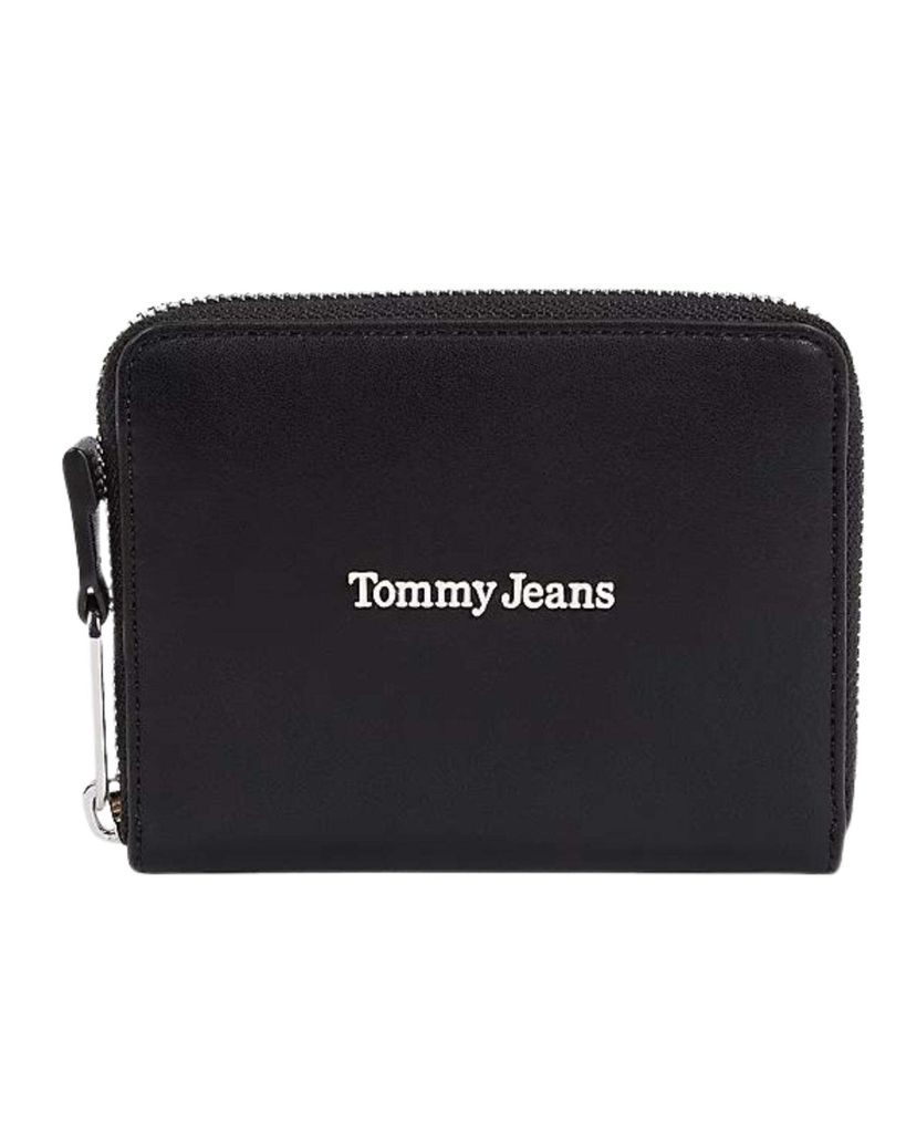 Geldbörse Tommy Jeans Frau Schwarz Polyester