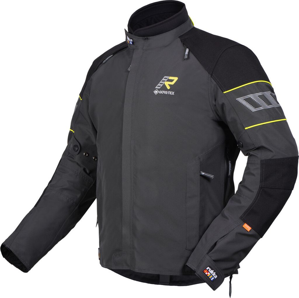 Rukka R-EX 2.0 wasserdichte Motorrad Textiljacke, anthrazit, 50
