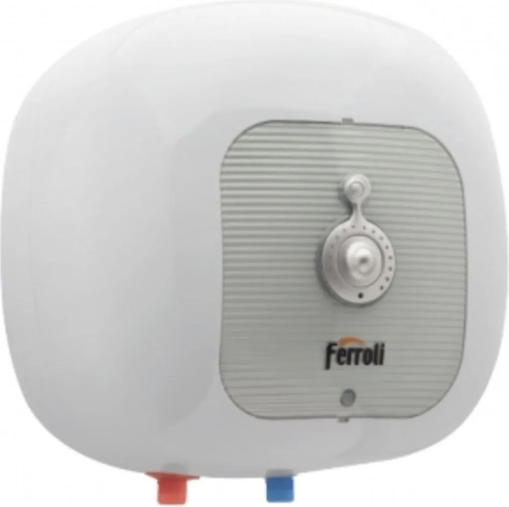 Ferroli Cubo SG 10 Sopralavello: Scaldabagno Elettrico Salvaspazio