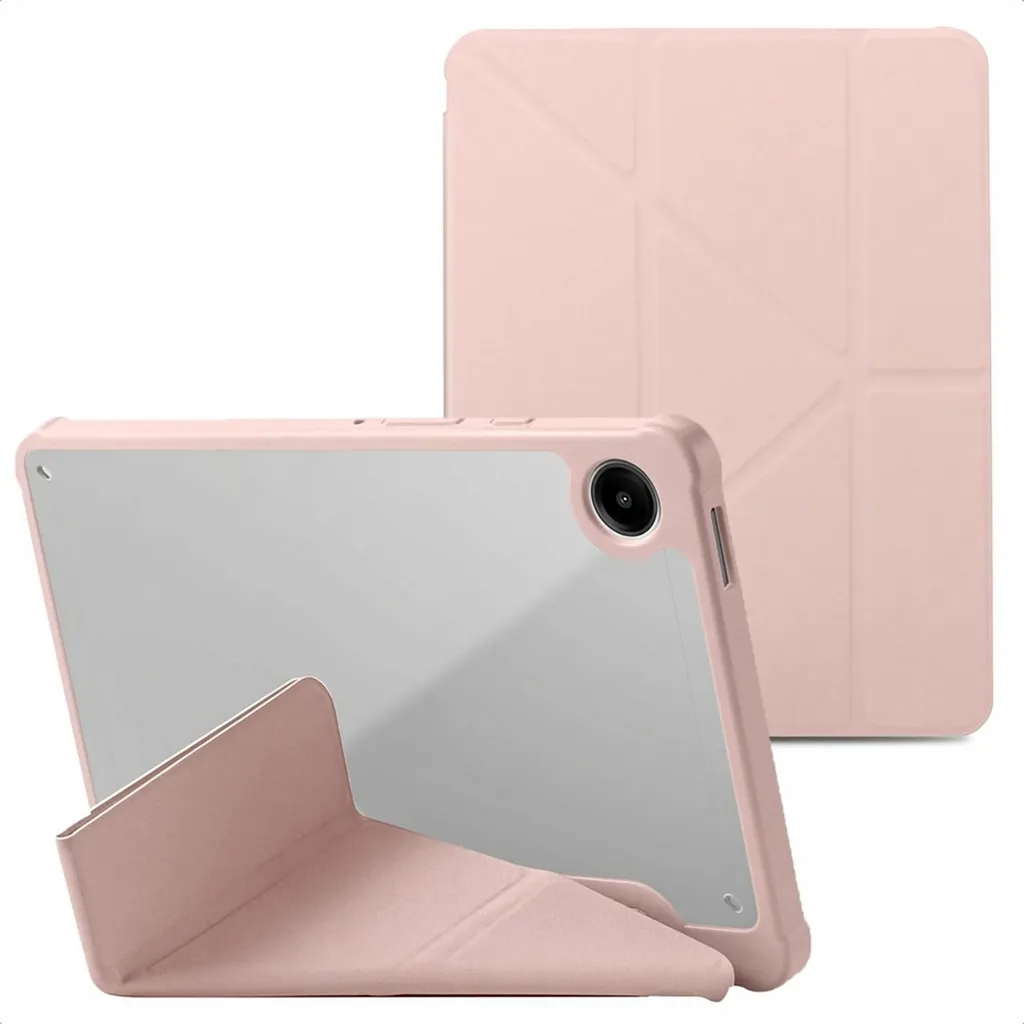 Custodia a libro imoshion Origami per Samsung Galaxy Tab A9 Plus - Rosa