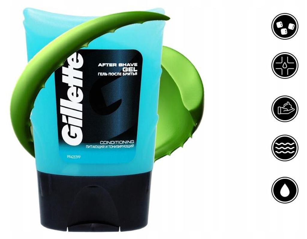 Gel po holení Gillette – zklidnění a hydratace pro citlivou Obrázek produktu 
