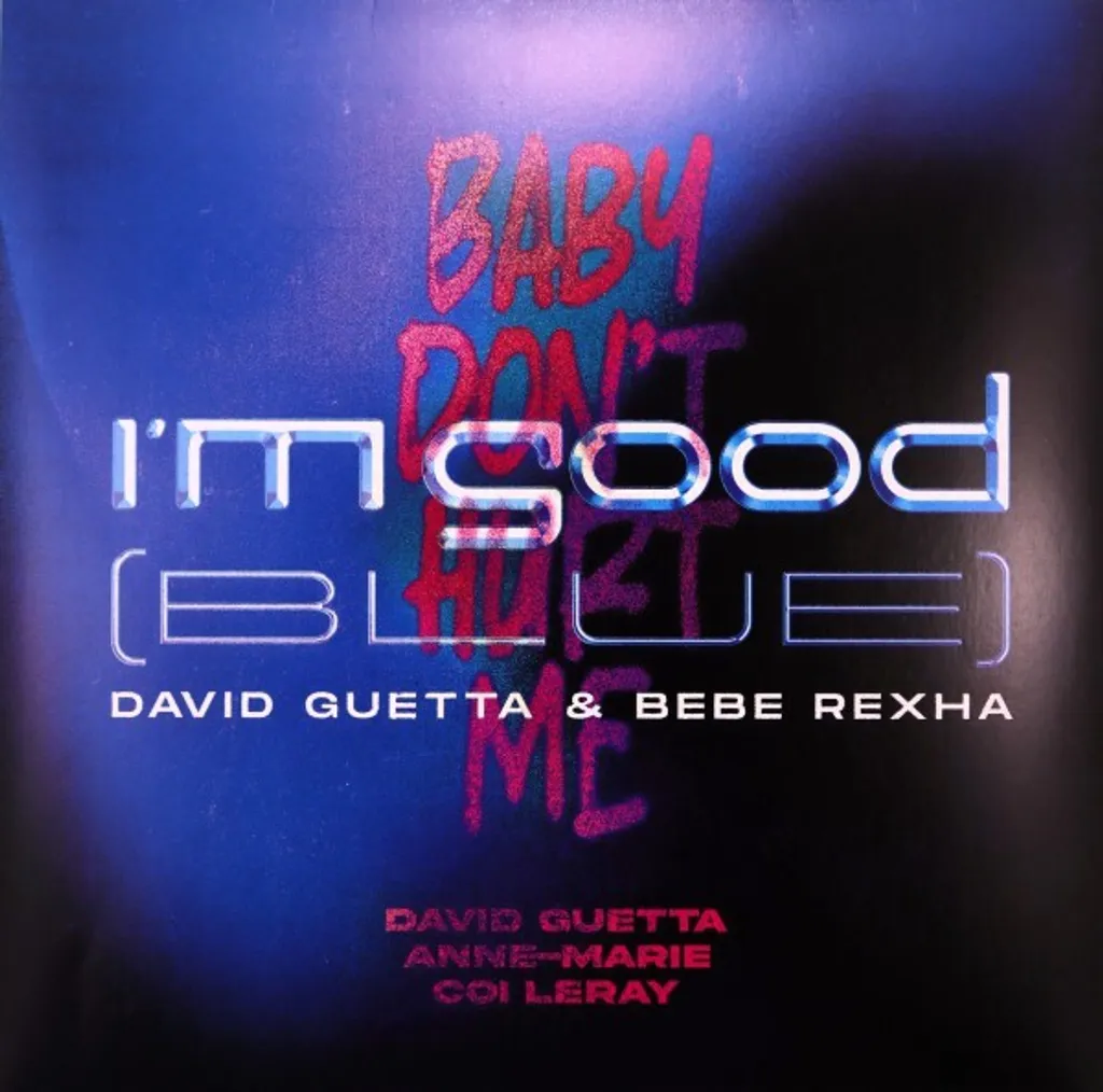 David Guetta I'm Good Blue Vinyle Idéal pour DJ et Soirées Clubbing 12''