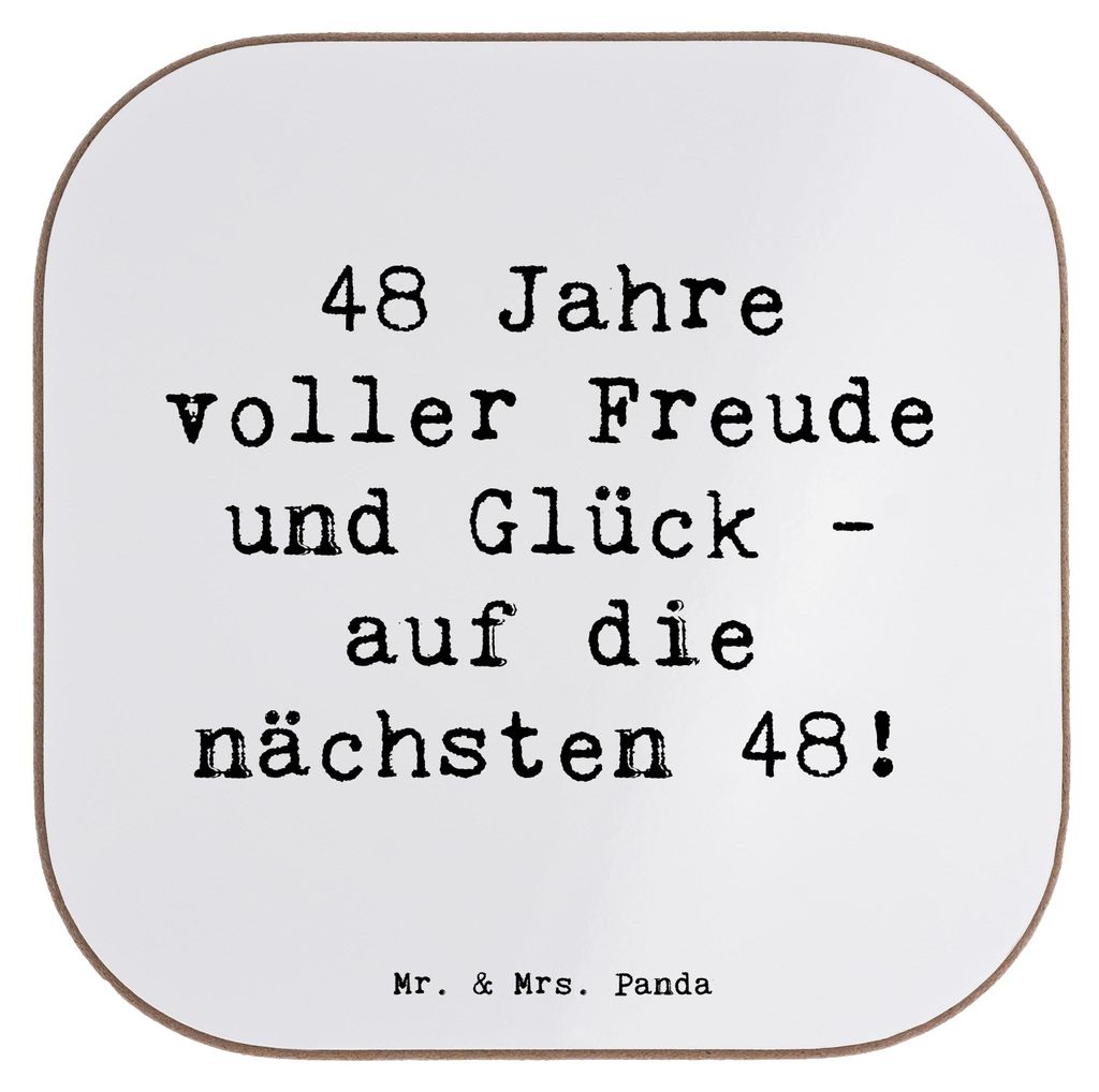 Mr. & Mrs. Panda Untersetzer für Gläser Spruch 48. Produktbild 