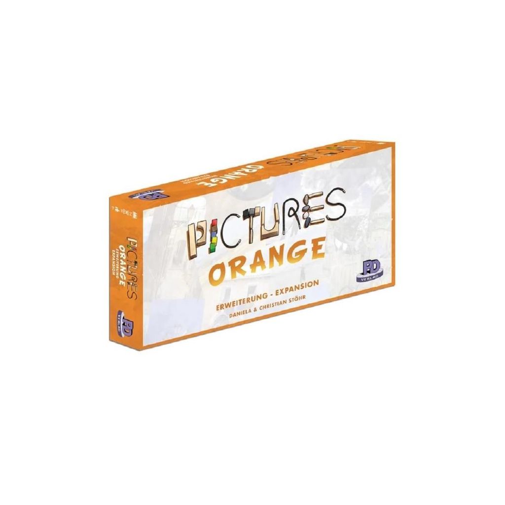 PDVD1019 - Pictures Orange, Brettspiel, für 3-6 Spieler, ab 8 Jahren (DE-Erweiterung)